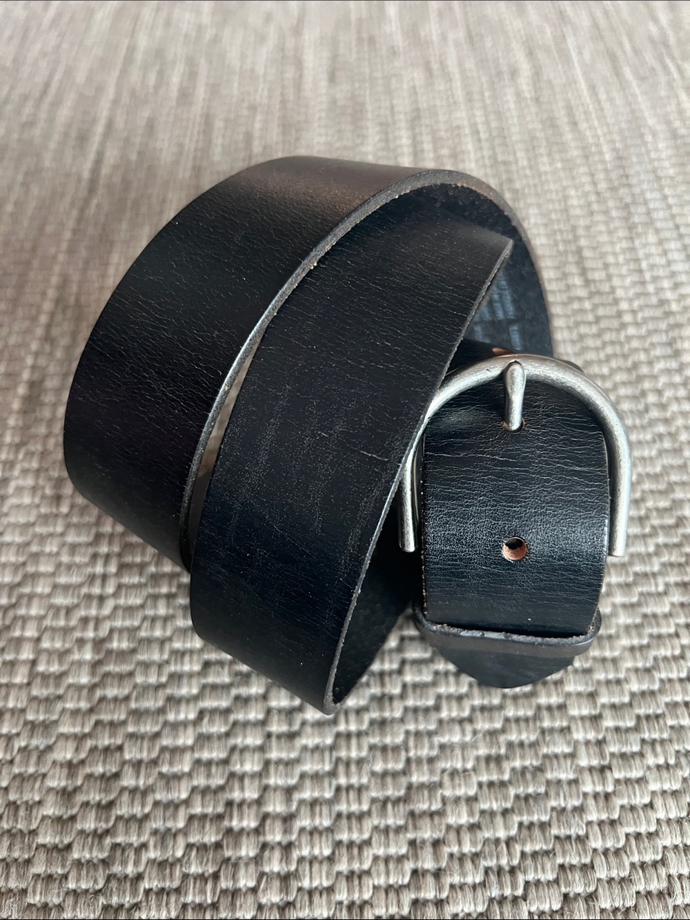 American Eagle Outfitters Genuine Cow Leather Black Belt size Small